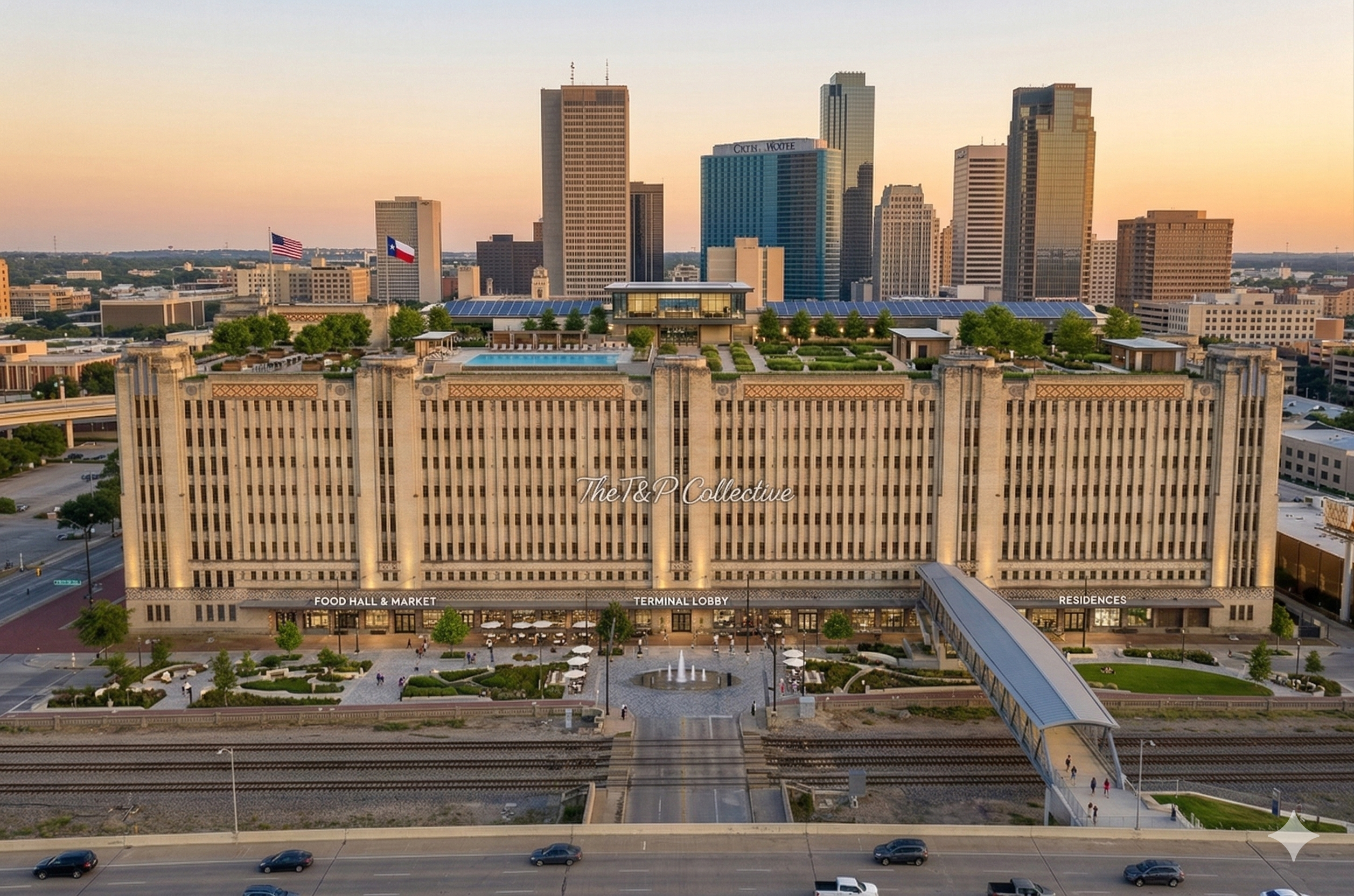 Texas and Pacific Warehouse exterior — Phase 1 rehabilitation target