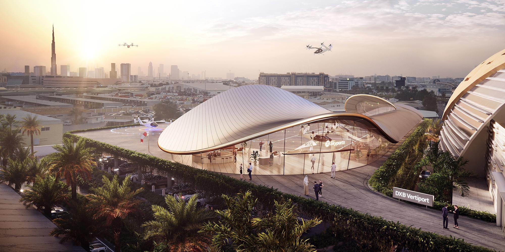 Rooftop VTOL landing infrastructure